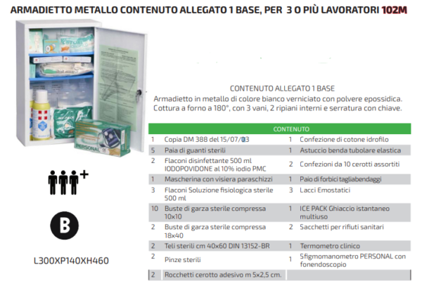 Armadietto metallo per 3 o più lavoratori - immagine 2